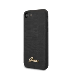 Husa iPhone 7/8/SE 2020 Guess Lizard Collection - Negru Negru
