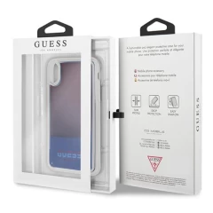Husa iPhone X/Xs Guess California Glow in the dark - Rosu Rosu