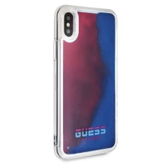 Husa iPhone X/Xs Guess California Glow in the dark - Rosu Rosu