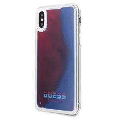 Husa iPhone X/Xs Guess California Glow in the dark - Rosu Rosu