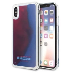 Husa iPhone X/Xs Guess California Glow in the dark - Rosu Rosu