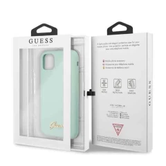 Husa iPhone 11 Pro Guess Silicone Vintage Gold Logo - Gold Gold