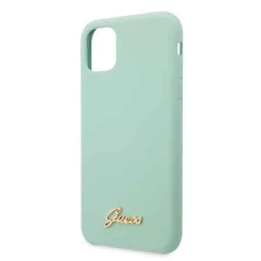Husa iPhone 11 Pro Guess Silicone Vintage Gold Logo - Gold Gold
