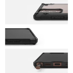 Husa Samsung Galaxy Note 20 Ringke Fusion X cu TPU Bumper (FUSG0061) - Negru Negru