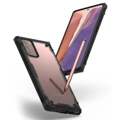 Husa Samsung Galaxy Note 20 Ringke Fusion X cu TPU Bumper (FUSG0061) - Negru Negru