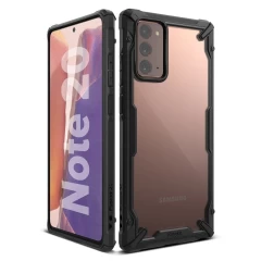 Husa Samsung Galaxy Note 20 Ringke Fusion X cu TPU Bumper (FUSG0061) - Negru Negru