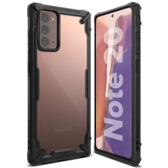 Husa Samsung Galaxy Note 20 Ringke Fusion X cu TPU Bumper (FUSG0061) - Negru Negru