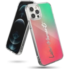 Husa iPhone 12 Pro Max Ringke Fusion Design PC Case cu TPU Bumper (GNAP0028) - Roz Roz