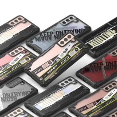Husa Samsung Galaxy S21 5G Ringke Ringke Fusion X Design - Negru Negru