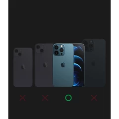Husa iPhone 13 Pro Ringke Fusion X Design cu TPU Bumper (FX550E73) - Negru Negru