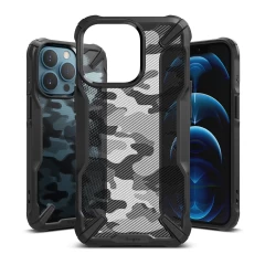Husa iPhone 13 Pro Ringke Fusion X Design cu TPU Bumper (FX550E73) - Negru Negru