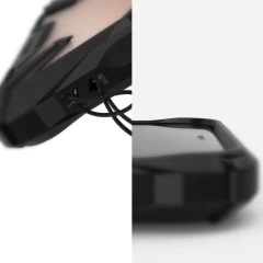 Husa iPhone 11 Pro Max Ringke Fusion X Matte cu TPU Bumper (XMAP0003) - Negru Negru