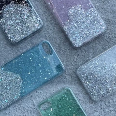Husa Samsung Galaxy S21 Ultra 5G Wozinsky Star Glitter Shining - Negru Negru