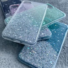 Husa Samsung Galaxy S21 Ultra 5G Wozinsky Star Glitter Shining - Negru Negru