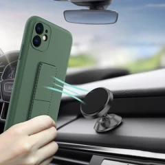 Husa Samsung Galaxy S21 Ultra 5G Wozinsky Kickstand Case - Rosu Rosu