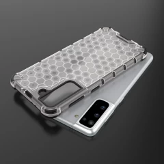 Husa Samsung Galaxy S21 5G Arpex Honeycomb - Albastru Albastru
