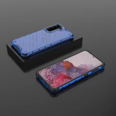 Husa Samsung Galaxy S21 5G Arpex Honeycomb - Albastru Albastru