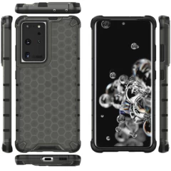Husa Samsung Galaxy S21 Ultra 5G Arpex Honeycomb - Negru Negru