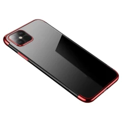 Husa Xiaomi Mi 10T Lite Arpex Clear Color - Rosu Rosu