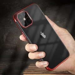 Husa Xiaomi Mi 10T Lite Arpex Clear Color - Rosu Rosu