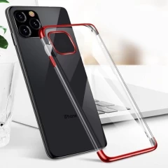 Husa Xiaomi Mi 10T Lite Arpex Clear Color - Rosu Rosu