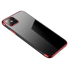 Husa Xiaomi Mi 10T Lite Arpex Clear Color - Rosu