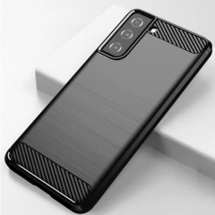 Husa Samsung Galaxy S21 5G Arpex Carbon Series - Negru Negru