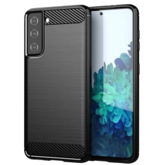 Husa Samsung Galaxy S21 5G Arpex Carbon Series - Negru Negru