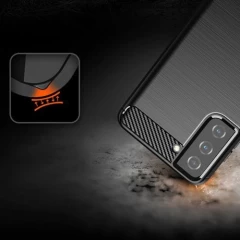 Husa Samsung Galaxy S21 5G Arpex Carbon Series - Negru Negru