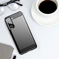 Husa Samsung Galaxy S21 5G Arpex Carbon Series - Negru Negru