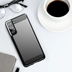 Husa Samsung Galaxy S21 Plus 5G Arpex Carbon Series - Negru Negru