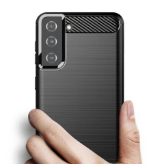Husa Samsung Galaxy S21 Plus 5G Arpex Carbon Series - Negru Negru
