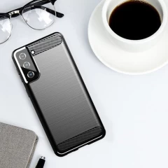 Husa Samsung Galaxy S21 Plus 5G Arpex Carbon Series - Negru Negru