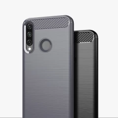 Husa Huawei Y6P Arpex Carbon Case Flexible TPU - Albastru Albastru