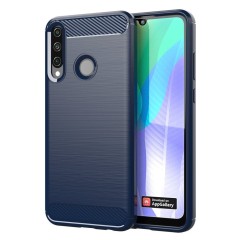 Husa Huawei Y6P Arpex Carbon Case Flexible TPU - Albastru