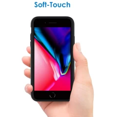 Husa iPhone 7 Plus / 8 Plus Arpex Soft Edge Silicone - Negru Negru