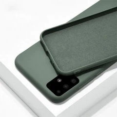 Husa Samsung Galaxy A71 Arpex Soft Edge Silicone - Verde Inchis Verde Inchis