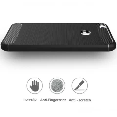 Husa Huawei P9 Lite 2017, P8 Lite 2017 Arpex Carbon Silicone - Negru Negru