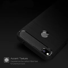 Husa Huawei P9 Lite 2017, P8 Lite 2017 Arpex Carbon Silicone - Negru Negru