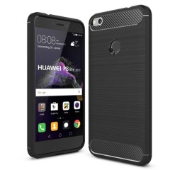 Husa Huawei P9 Lite 2017, P8 Lite 2017 Arpex Carbon Silicone - Negru
