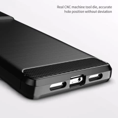 Husa Google Pixel 6 Arpex Carbon Silicone - Negru Negru