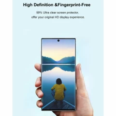 Folie Sticla Samsung Galaxy S22 Plus 5G / S23 Plus LITO 3D UV Glass - Transparent Transparent
