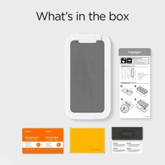 Folie Sticla iPhone 11 / XR Spigen Privacy Glass.TR - Black Black