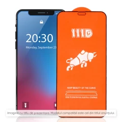 Folie Sticla Samsung Galaxy S21 FE Arpex 111D Full Cover / Full Glue Glass - Black Black