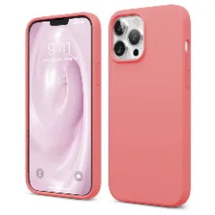 Husa iPhone 13 Pro Max Casey Studios Premium Soft Silicone - Gray Roz 