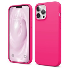 Husa iPhone 13 Pro Max Casey Studios Premium Soft Silicone - Fuchsia