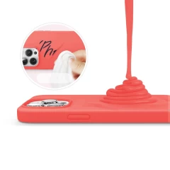 Husa iPhone 13 Pro Max Casey Studios Premium Soft Silicone - Flamingo Flamingo