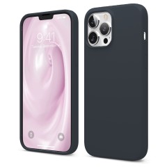 Husa iPhone 13 Pro Max Casey Studios Premium Soft Silicone - Midnight Blue