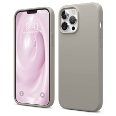 Husa iPhone 13 Pro Max Casey Studios Premium Soft Silicone - Gray