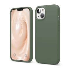 Husa CASEY STUDIOS™ pentru iPhone 13 Mini, Soft Silicone Premium, Microfibra in Interior, de Protectie, Ultra Slim, pentru Incarcare Wireless, Margini Ridicate pentru Protectia Ecranului si a Camerelor